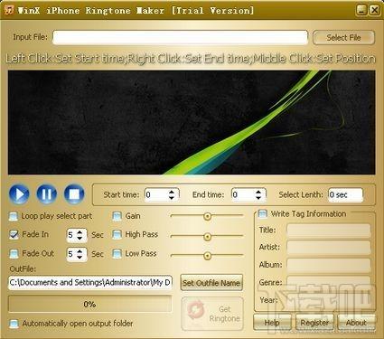 WinX iPhone Ringtone Maker,WinX iPhone Ringtone Maker下载,iPhone铃声制作软件