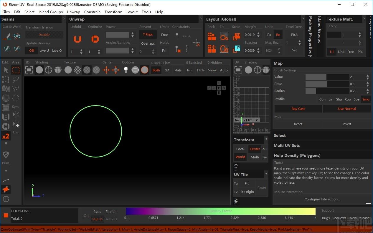RizomUV Virtual Space下载,三维模型展UV软件,图像其它,游戏制作