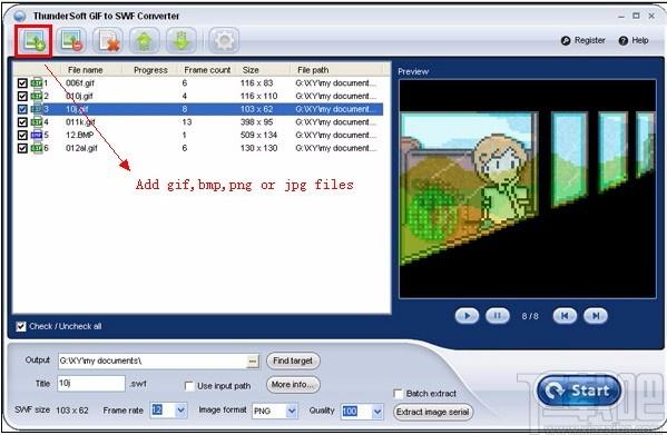 ThunderSoft GIF Converter下载,GIF工具箱,GIF转SWF