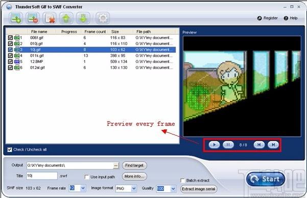 ThunderSoft GIF Converter下载,GIF工具箱,GIF转SWF