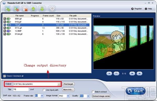ThunderSoft GIF Converter下载,GIF工具箱,GIF转SWF