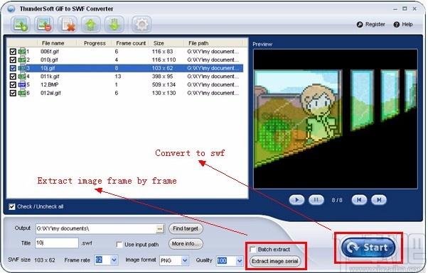 ThunderSoft GIF Converter下载,GIF工具箱,GIF转SWF