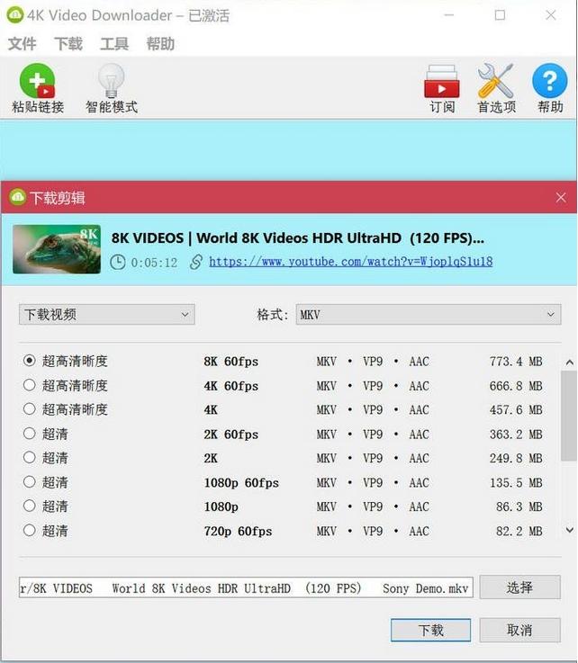 4K下载器破解版,代理设置,序列号.